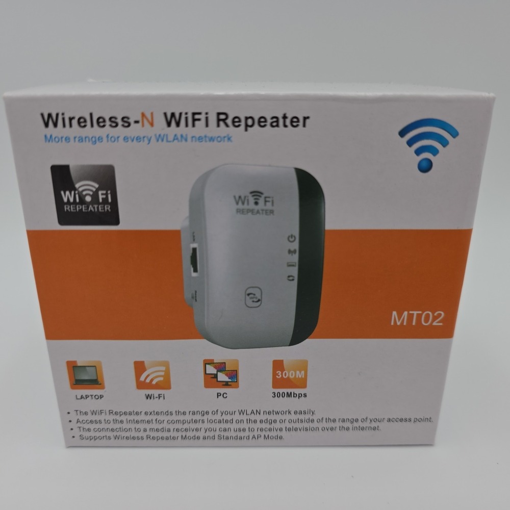 WiFi Range Extender Internet Booster Wireless Signal Repeater Amplifier